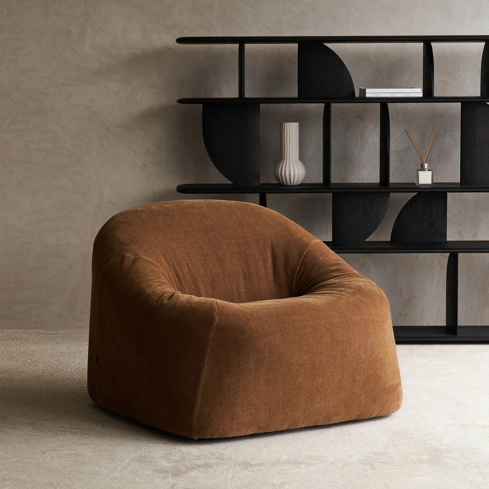 Easy-to-Use Arbor Fabric Armchair Auric 95cm Enhanced