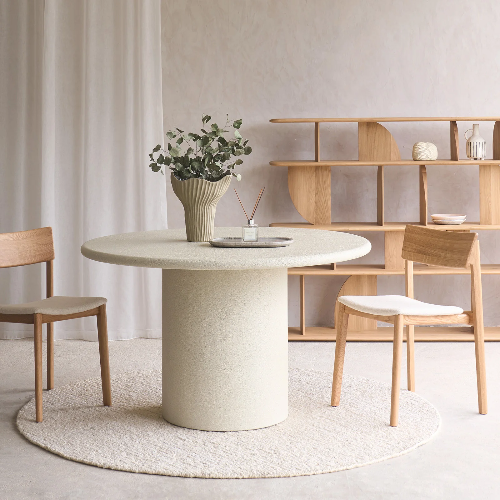 High-Quality Elements Dining Table 125cm Comfortable