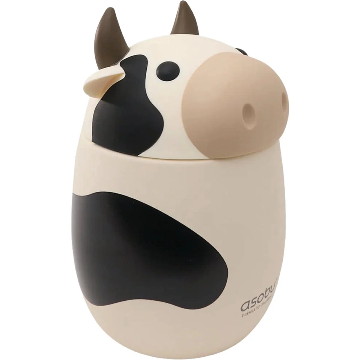 Fine Crafted Ad-N-Art 20 Oz. ie Foodies Insulated Food Storage Jar Cow Efficient