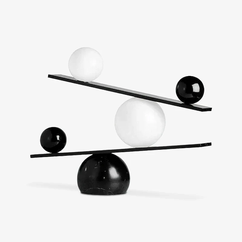 Functional Creative Balance Glass Table Lamp Soft