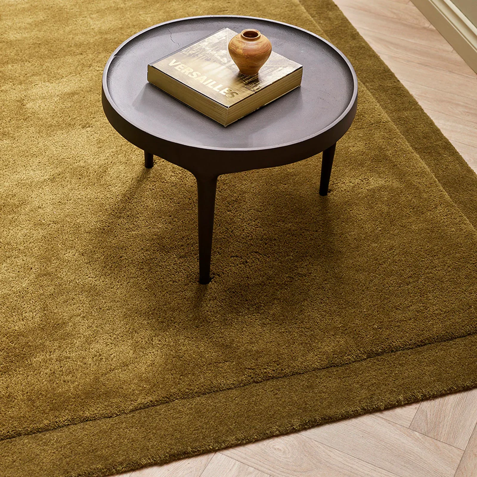 Reliable Norfolk Floor Rug Olive Reusable
