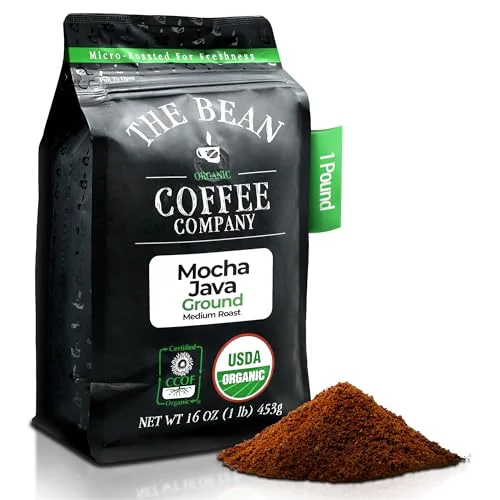 Verified The Bean Organic Coffee Co. Mocha Java 16 Ounce Top-Quality