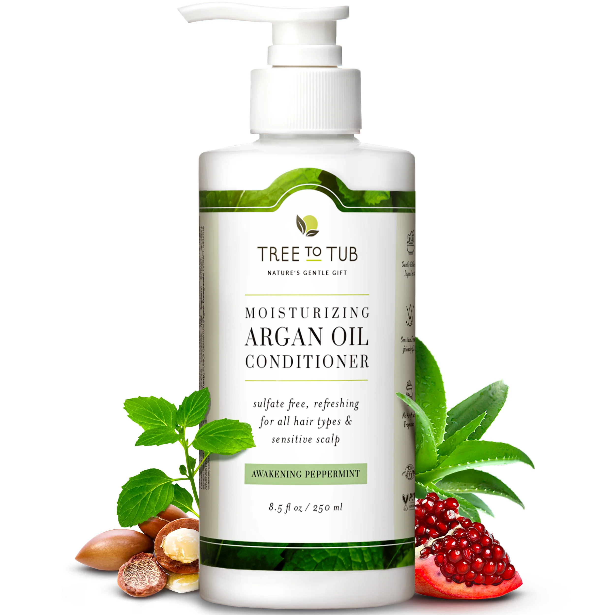 Carefully Designed Tree To Tub Argan Oil Cleansing Conditioner for Oily Hair Fine
