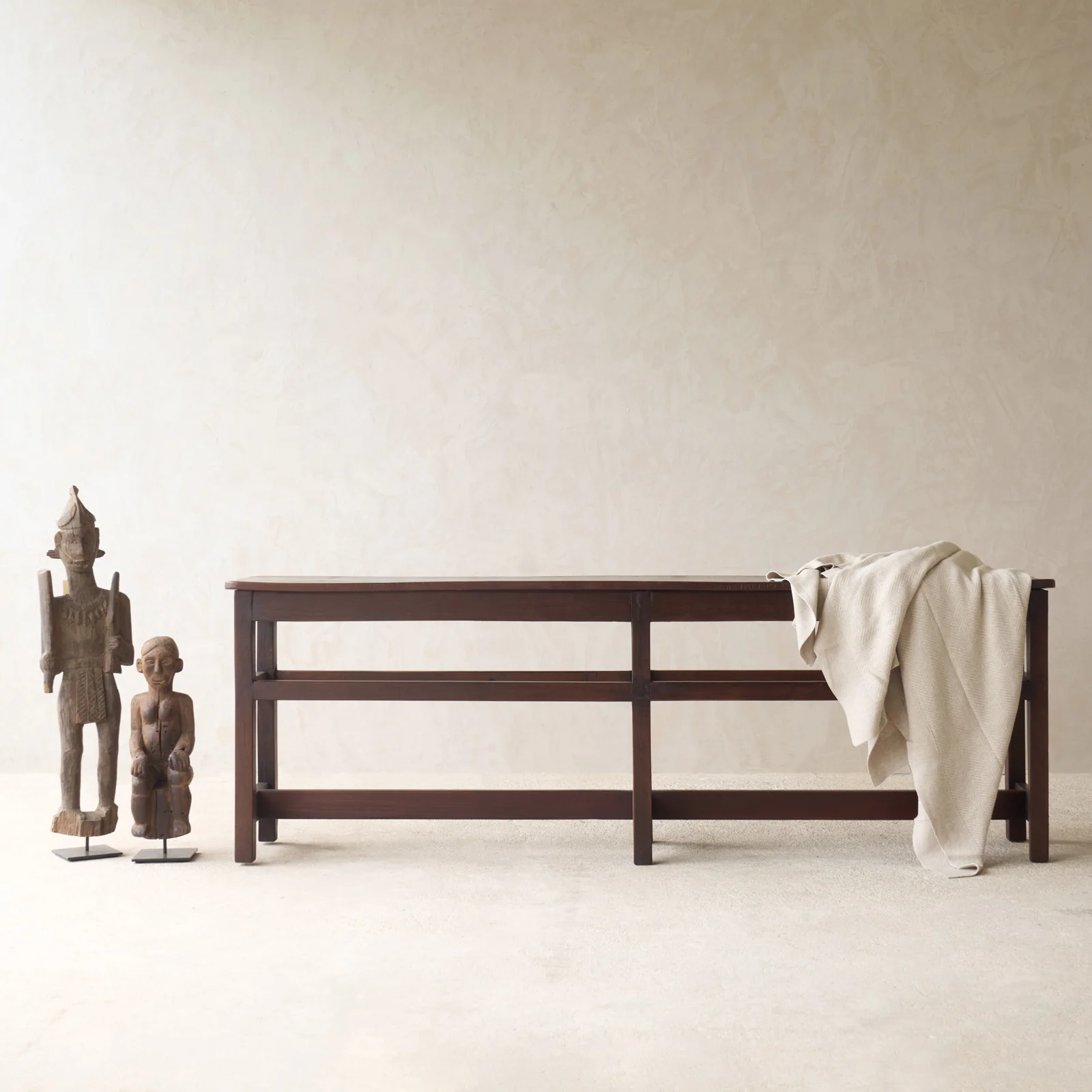 Secure Vintage Teak Console Chocolate No. 2 Optimized