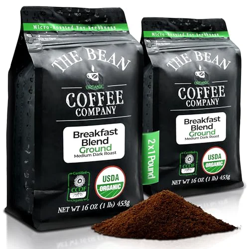 Stylish The Bean Organic Coffee Co. Breakfast Blend 32 Ounce Premium Material