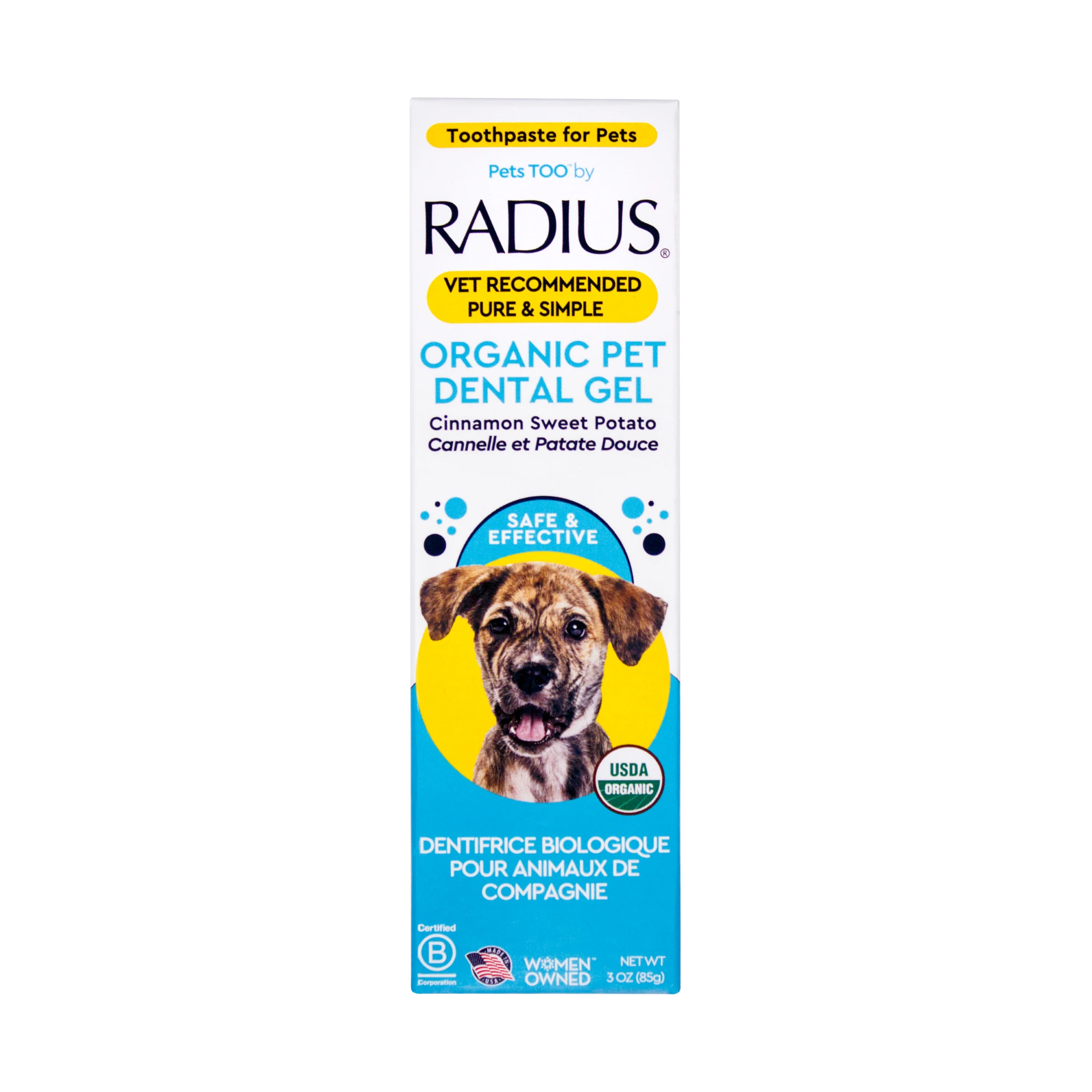 Original Radius USDA Organic Canine Toothpaste Smart
