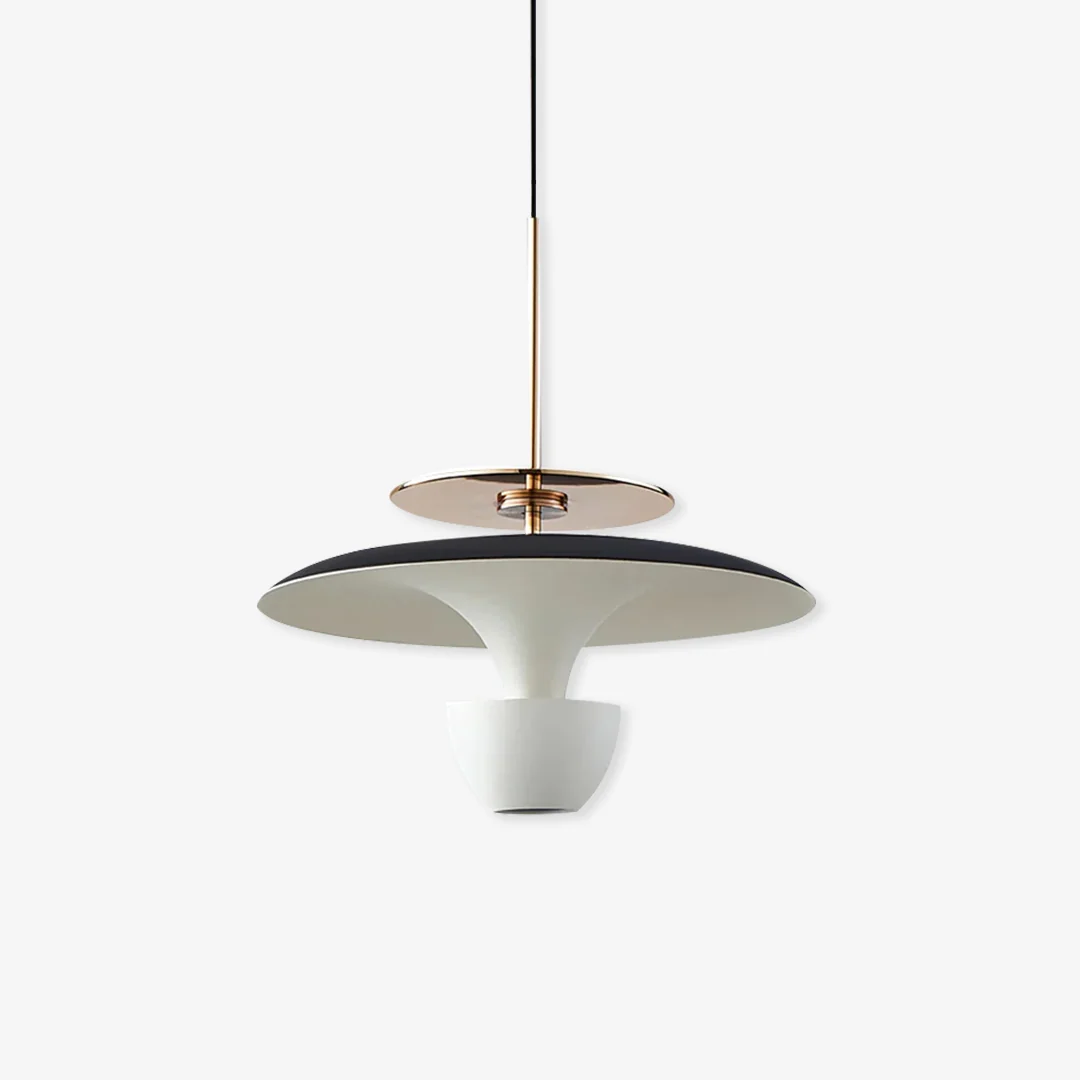 Casual Black Mini UFO Pendant Light Solid