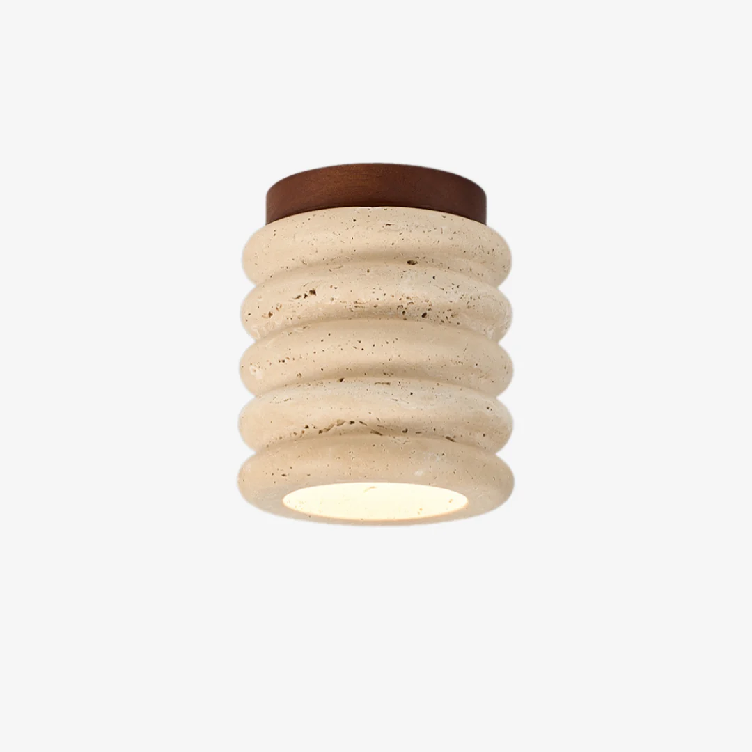 Premium Material Travertine Ceiling Lamp High-Quality
