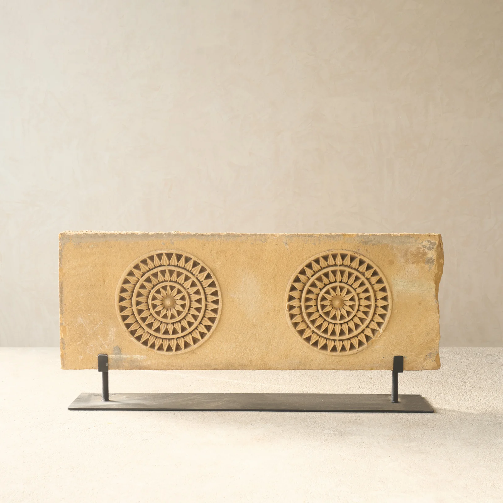 Environmentally Friendly Reclaimed Architectural Sandstone Panel D Unique