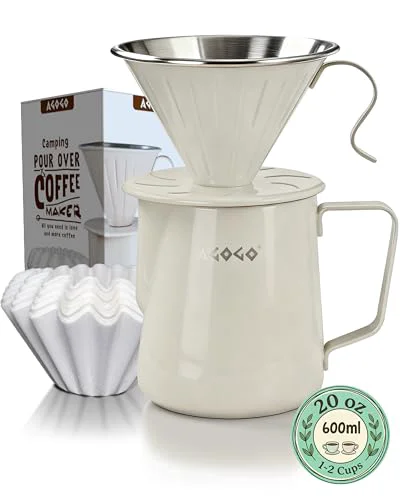 Sustainable Stainless Pour Over Coffee Maker Set Exceptional