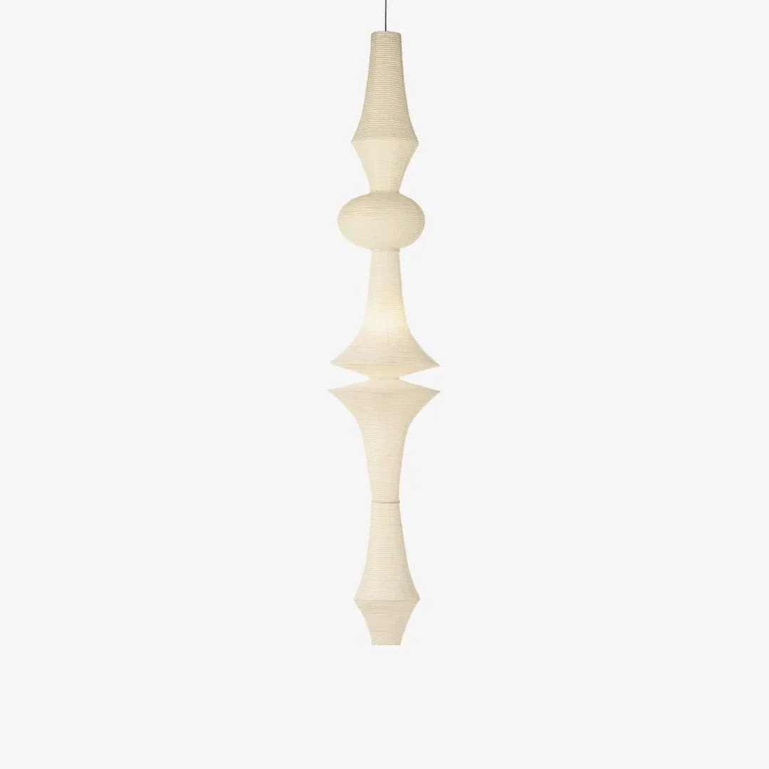 Classic Washi Paper E Pendant Light Traditional