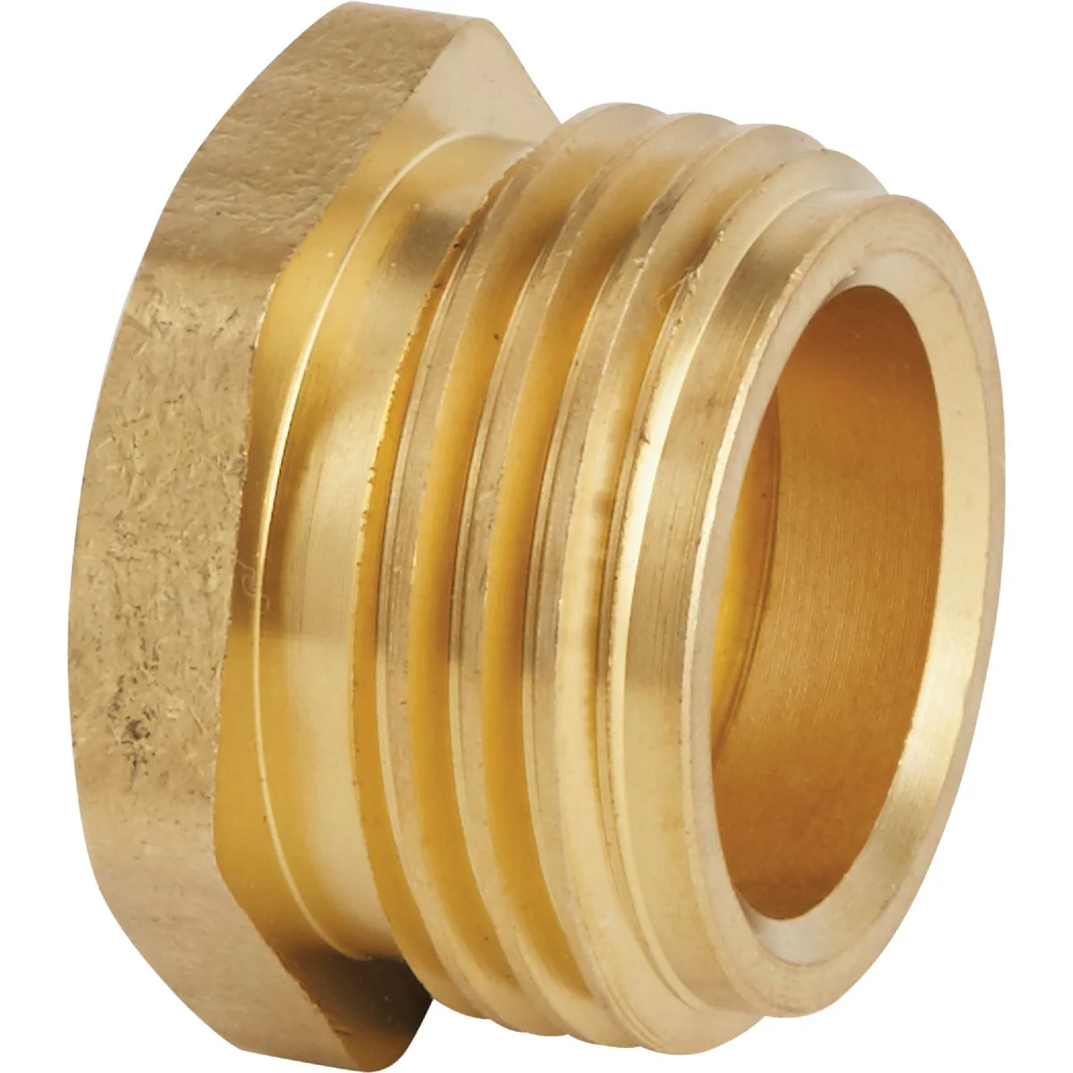 Innovative Garden 3 4 In. MHT x 1 2 In FPT Brass Non-Swivel Hose Connector Effective
