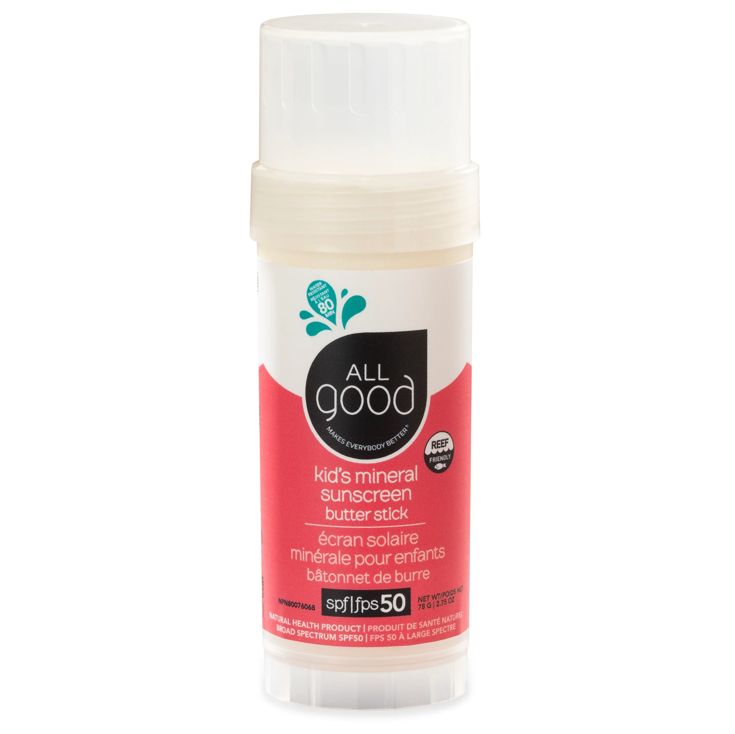 Top-Quality All Good Mineral Kid’s Sun Butter Stick – SPF 50 Reusable