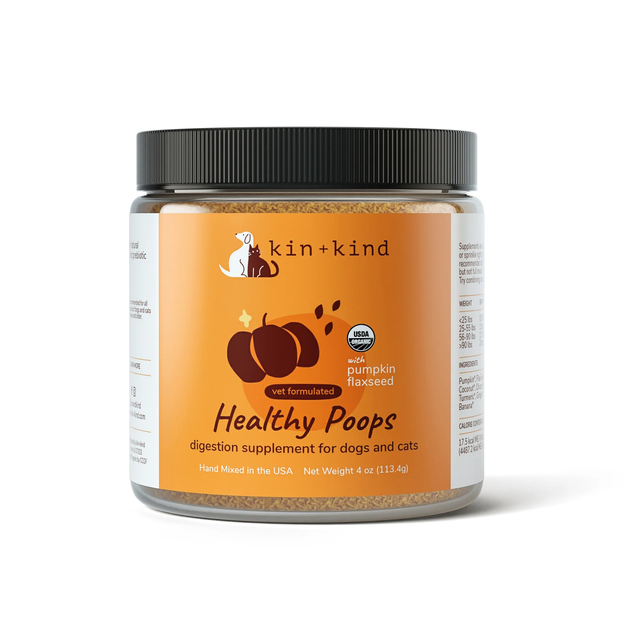 Modern kin kind Digestive Support Powder Supplement for Dogs and Cats Powerful