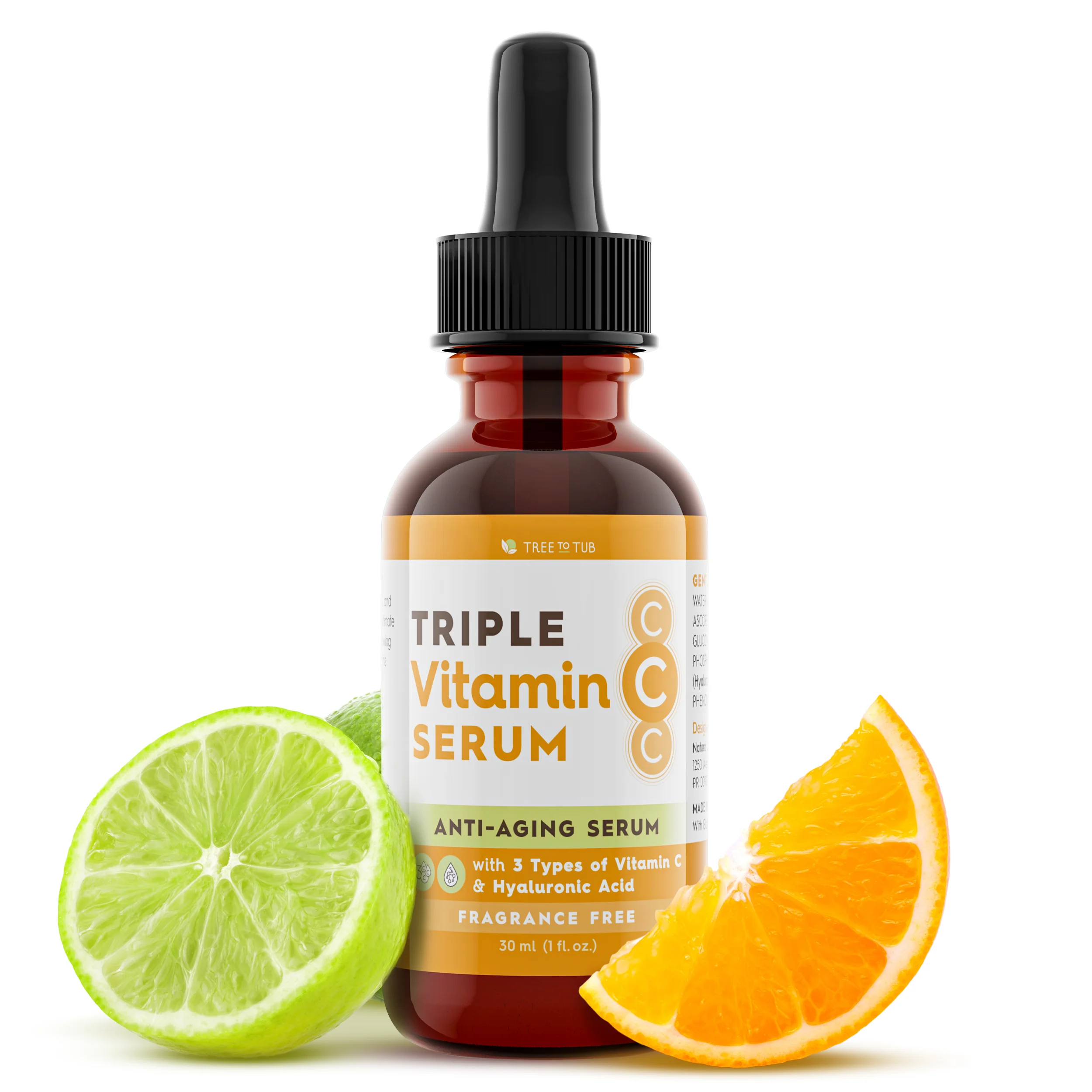 Relaxed Tree To Tub Skin Brightening Triple Action Vitamin C Serum for Face Versatile