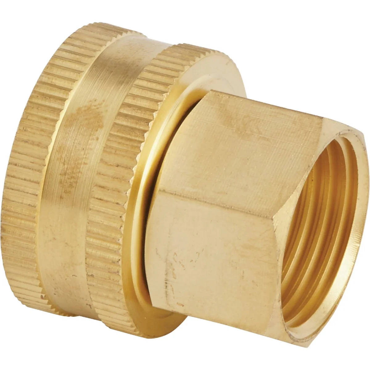High-Quality Garden 3 4 In. FHT x 1 2 In FPT Brass Swivel Hose Connector Lightweight
