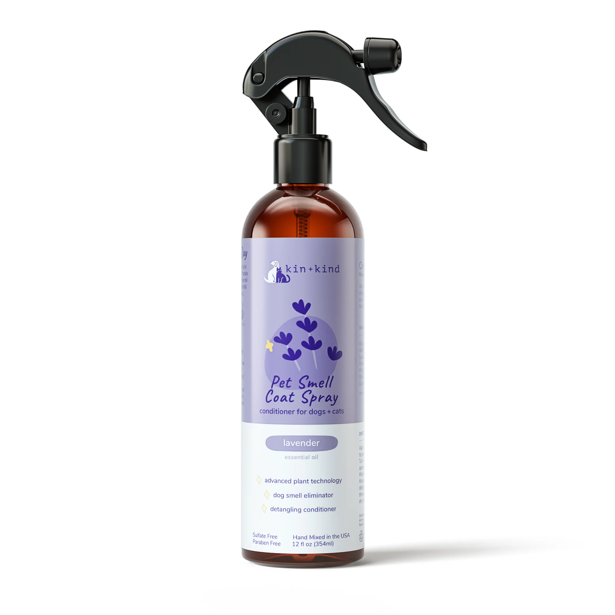 Fast kin kind Lavender Natural Coat Spray for Dog Cat Reliable