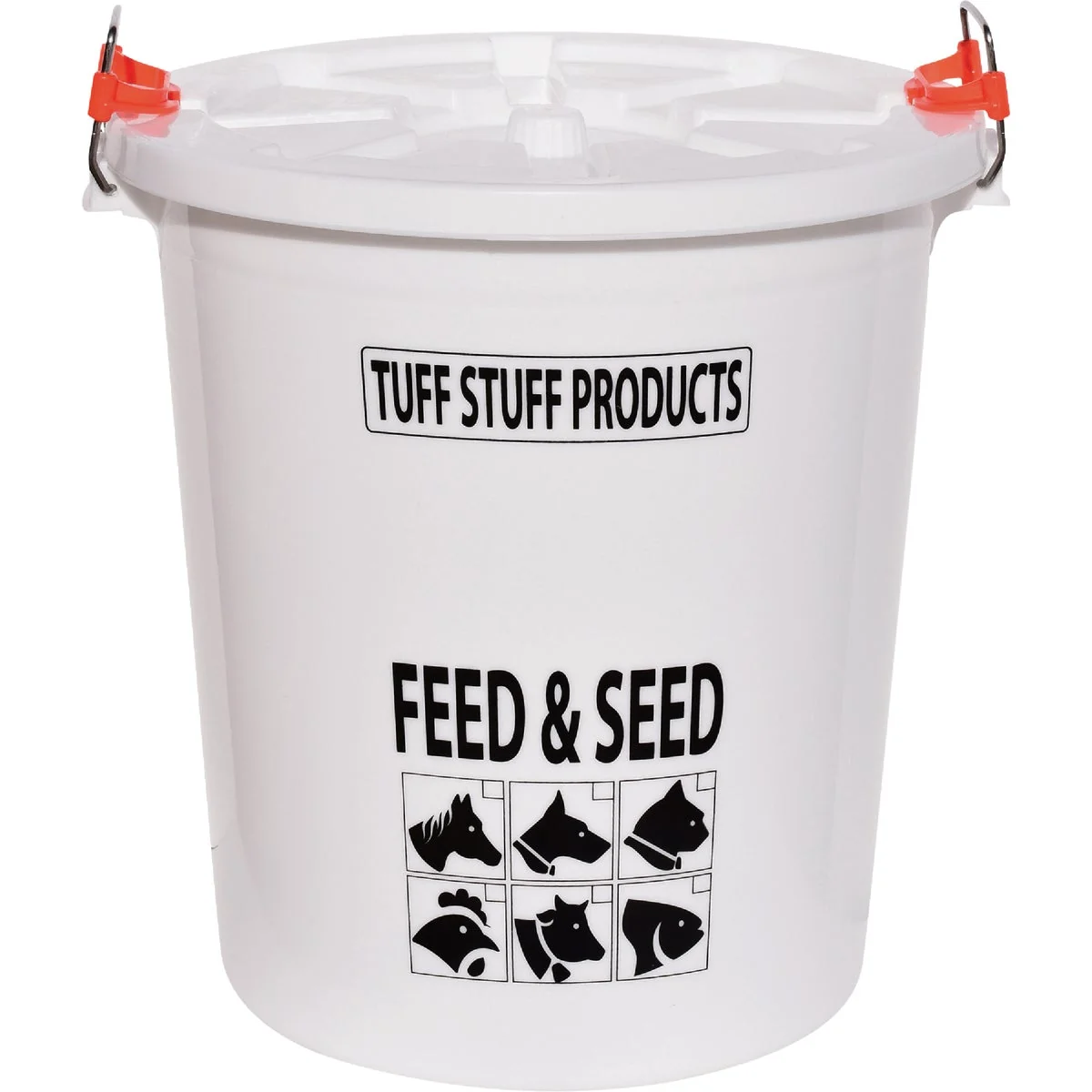 User-Friendly Tuff Stuff 17 Gal. 80 Lb. Feed Seed Storage Tub with Lid Specialty