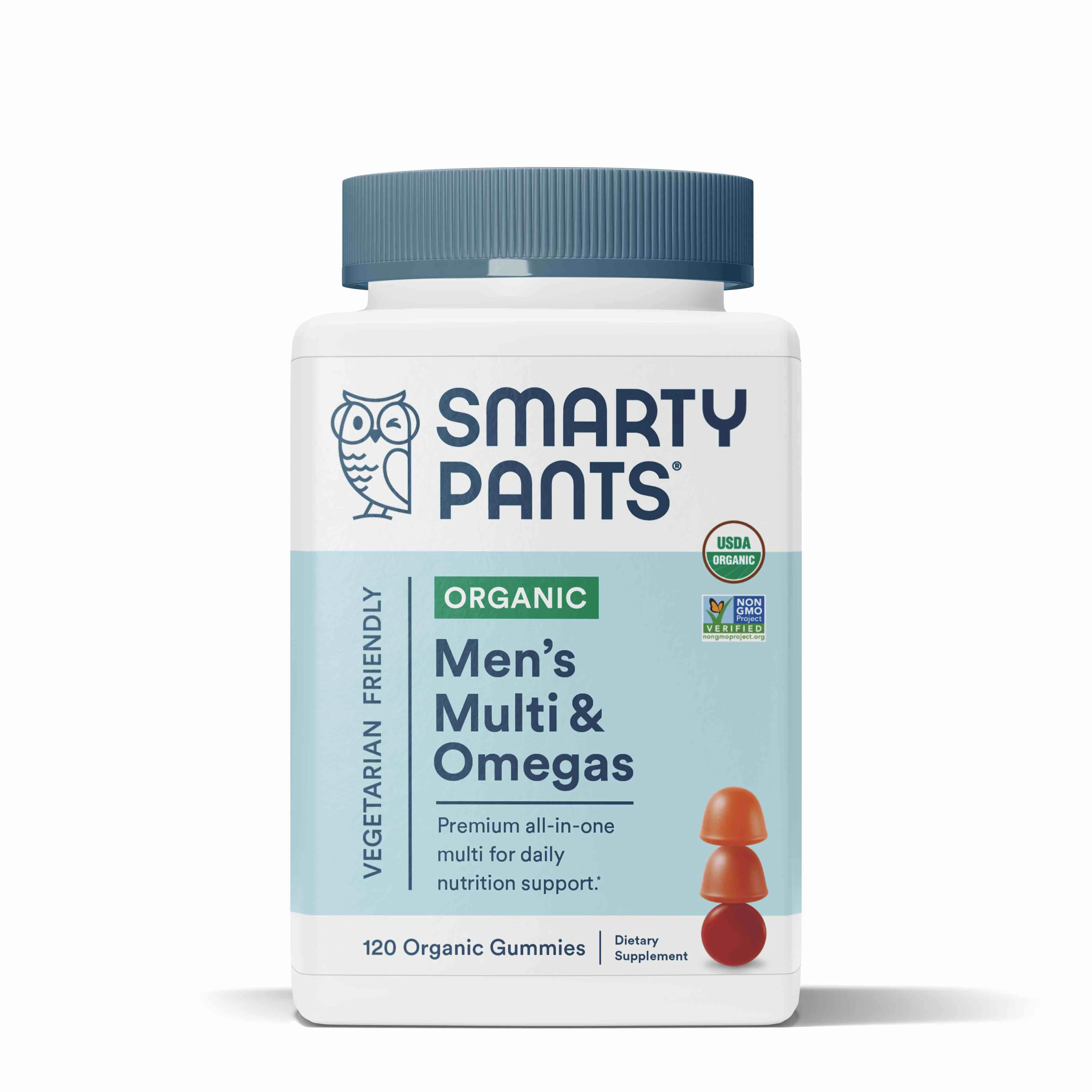 Solid SmartyPants Organic Men’s Multi Omegas Gummies