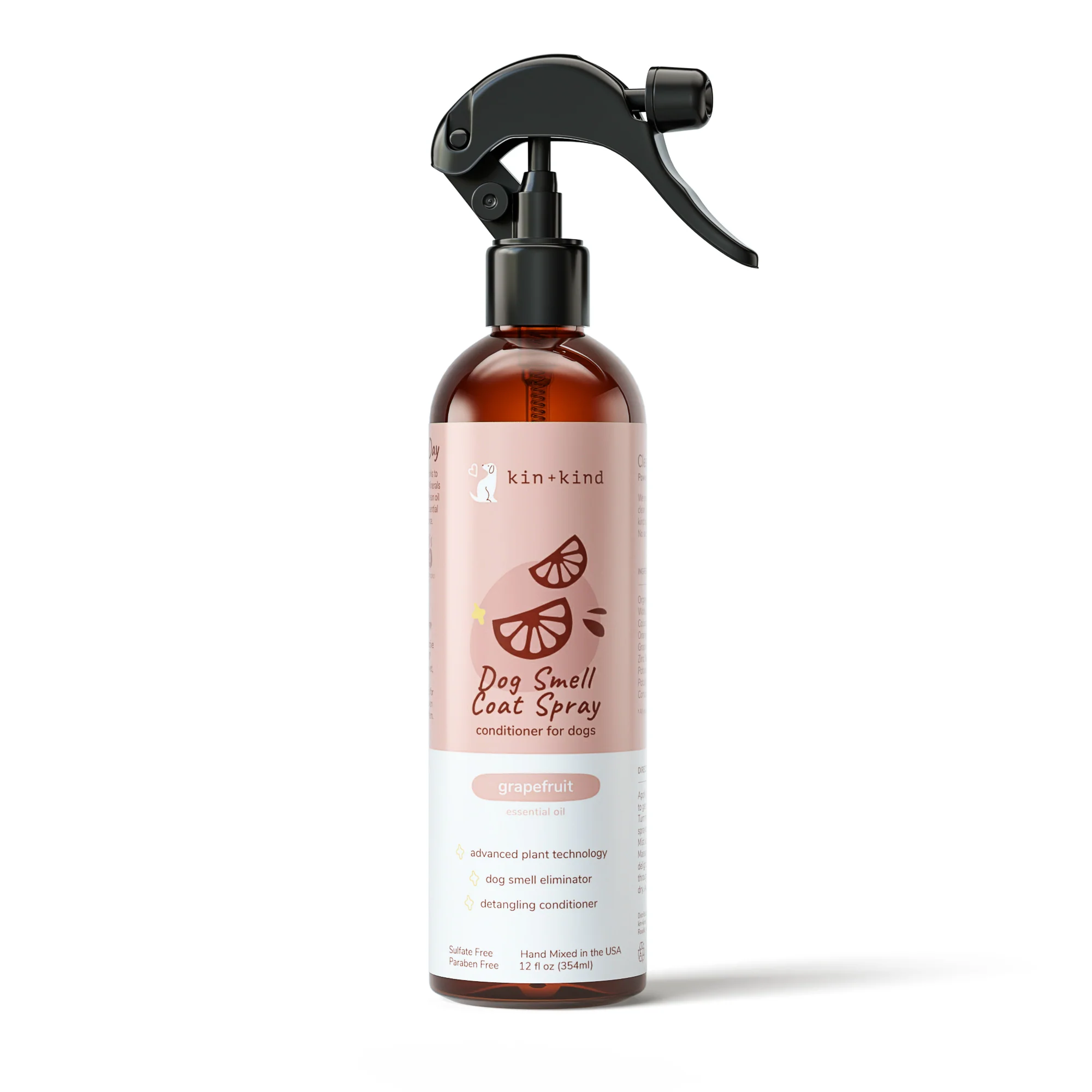 Certified kin kind Grapefruit Coat Spray for Dog Smells Superior