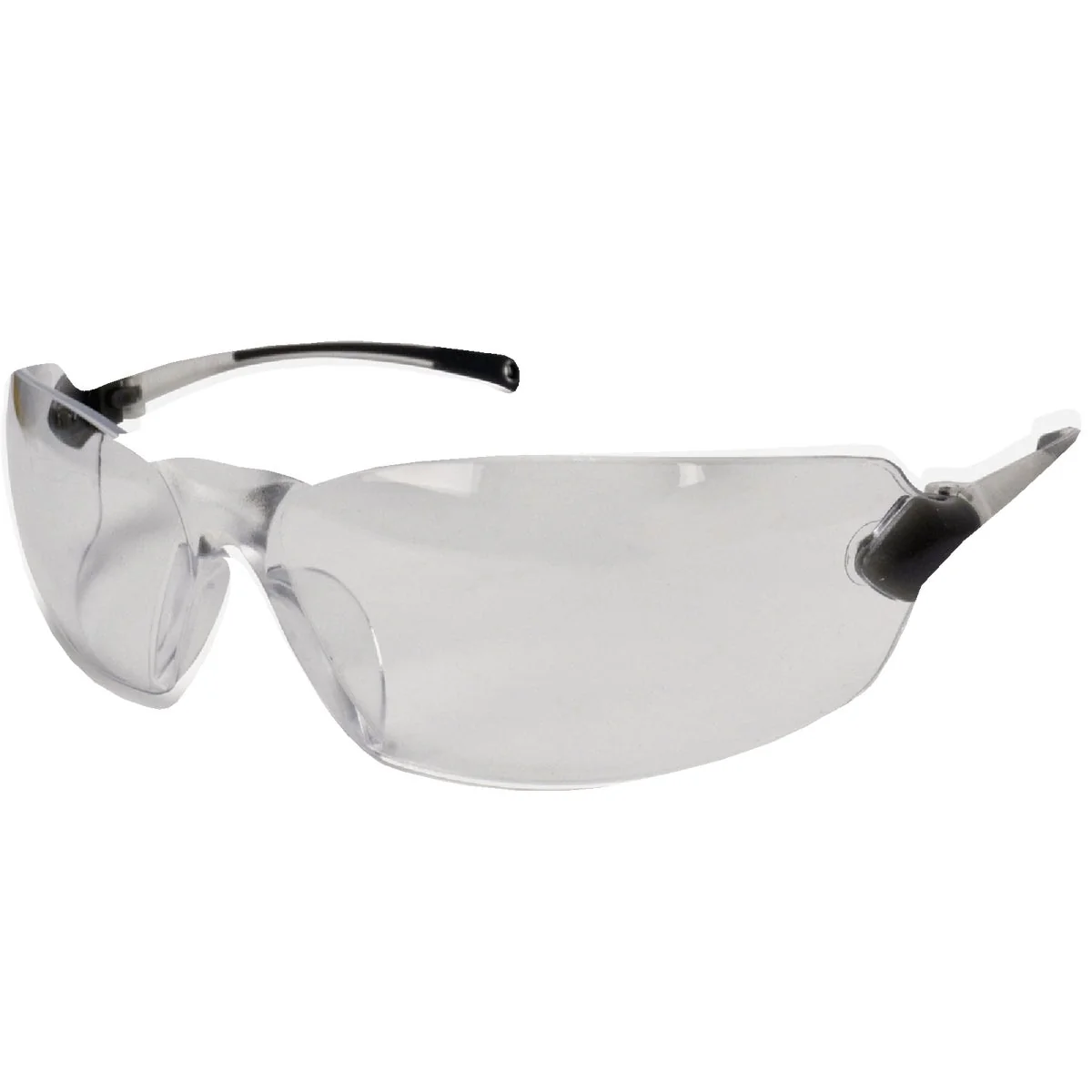 Enhanced Radians Overlook Gray Frame Shooting Glasses with Clear Lenses Soft
