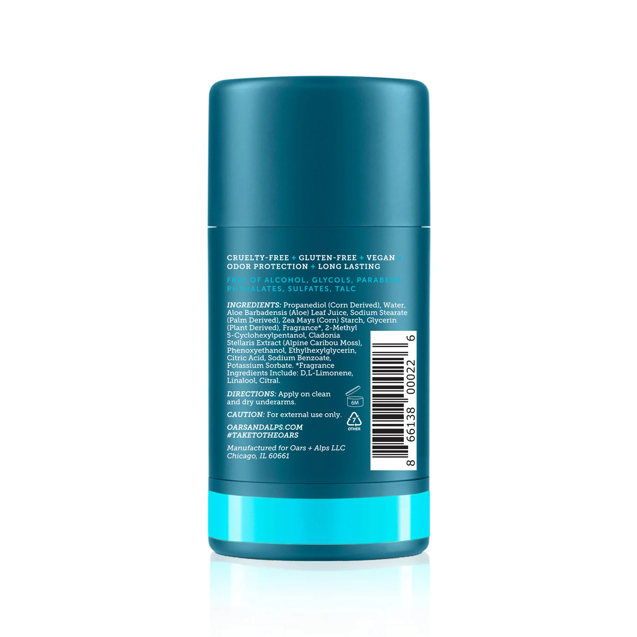 Easy-to-Use Oars Alps Natural Deodorant Crafted