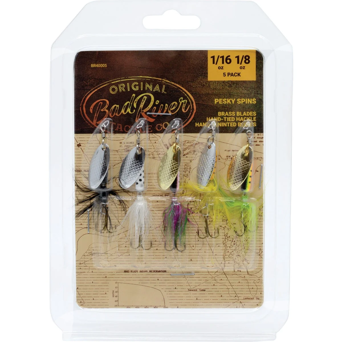 Reusable Bad River Pesky Spin Spinners 5-Pack Refined