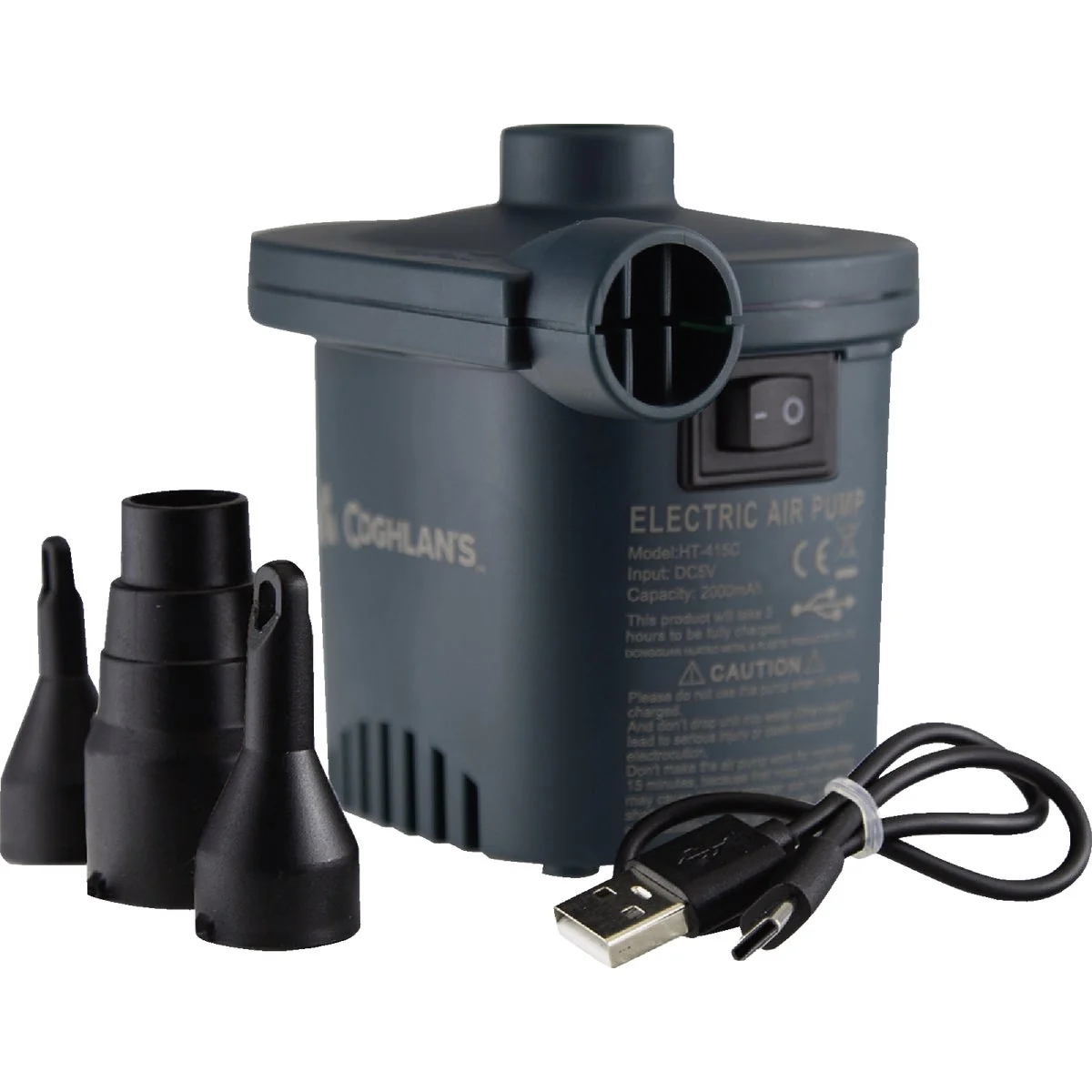 Exceptional Coghlans Rechargeable Lithium Battery Air Pump Fine