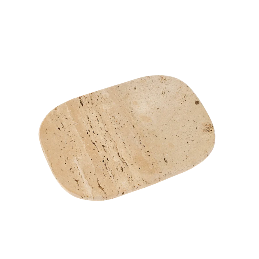 Reusable Italian Marble Tray S Green