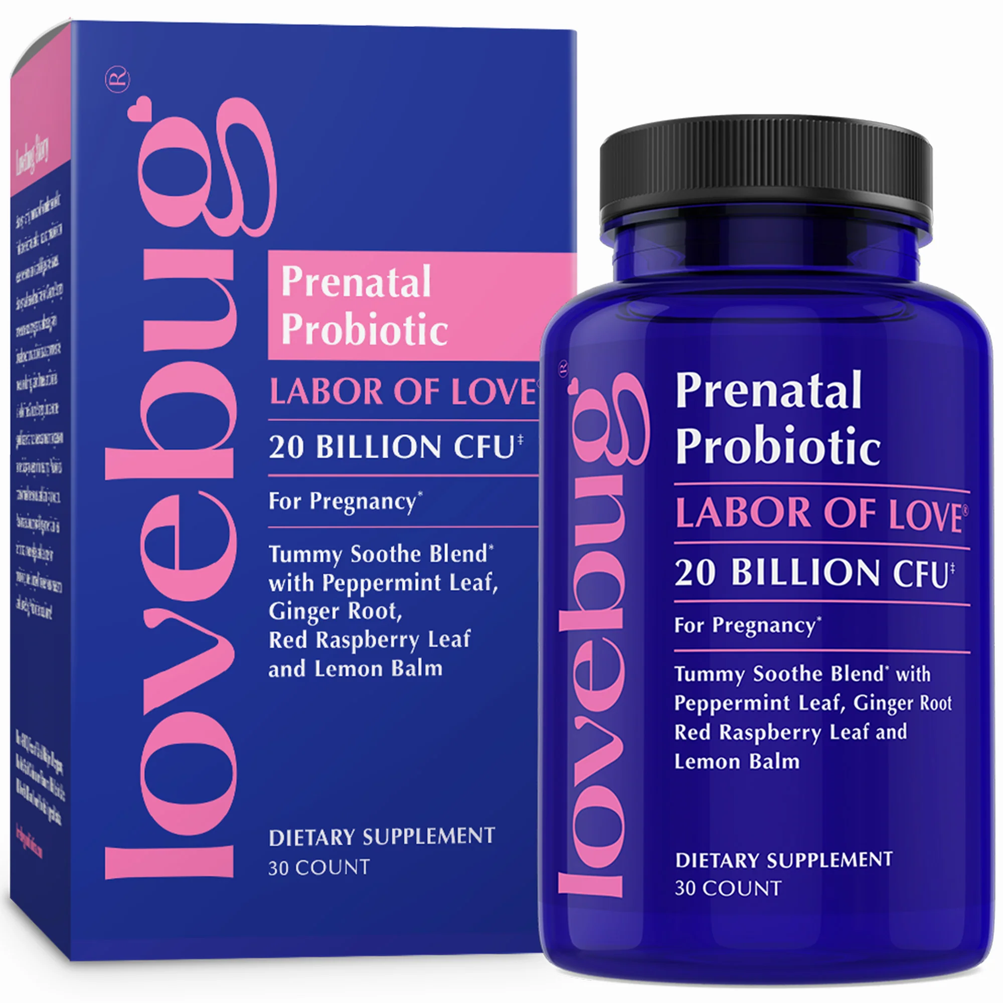 Contemporary Lovebug Prenatal Probiotic – Tummy Soothe Blend Casual