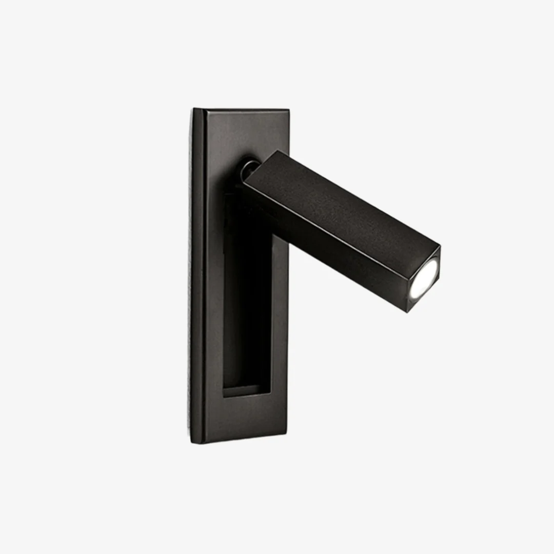 Minimalist Embedded Bedside Wall Light Natural