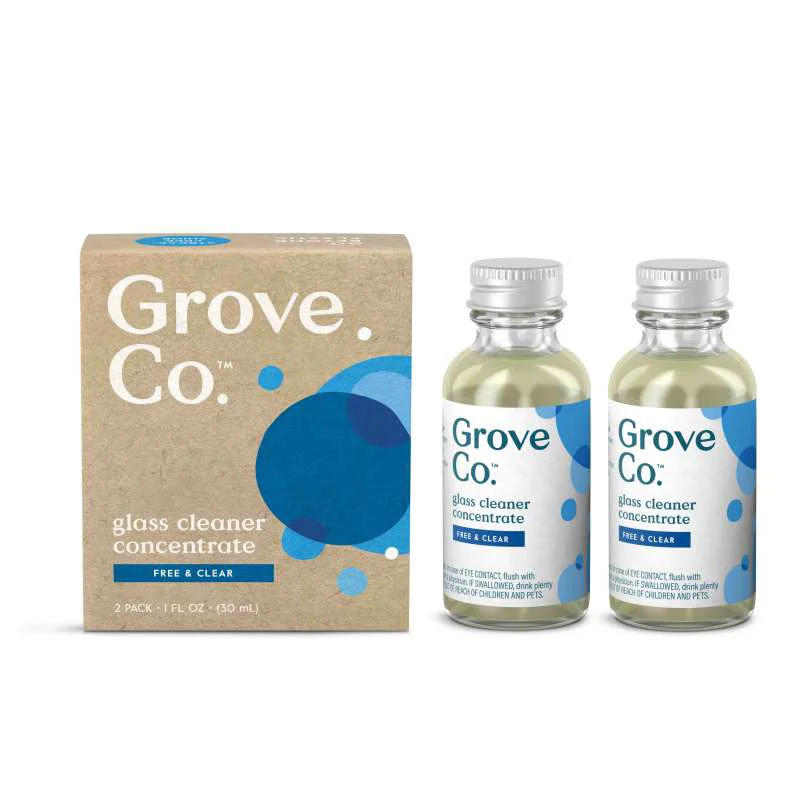 Fashionable Grove Co. Glass Cleaner Concentrate – Streak- Shine Without Harsh Chemicals Consciously created homecare. Official