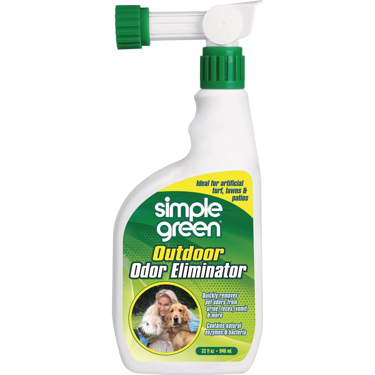 Authentic Simple Green 32 Oz. Hose End Spray Outdoor Odor Eliminator Long-Lasting