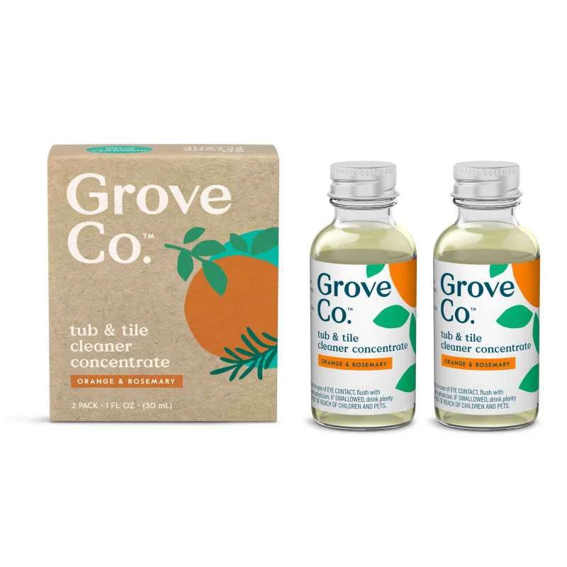 Functional Grove Co. Tub Tile Cleaner Concentrate Consciously created homecare. Contemporary