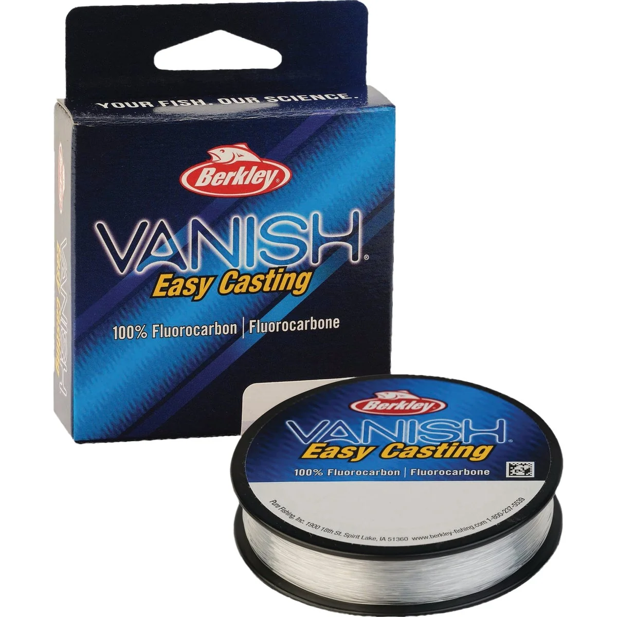 Functional Berkley Vanish Clear 4 Lb. 110 Yd. Clear Fishing Line High-Quality