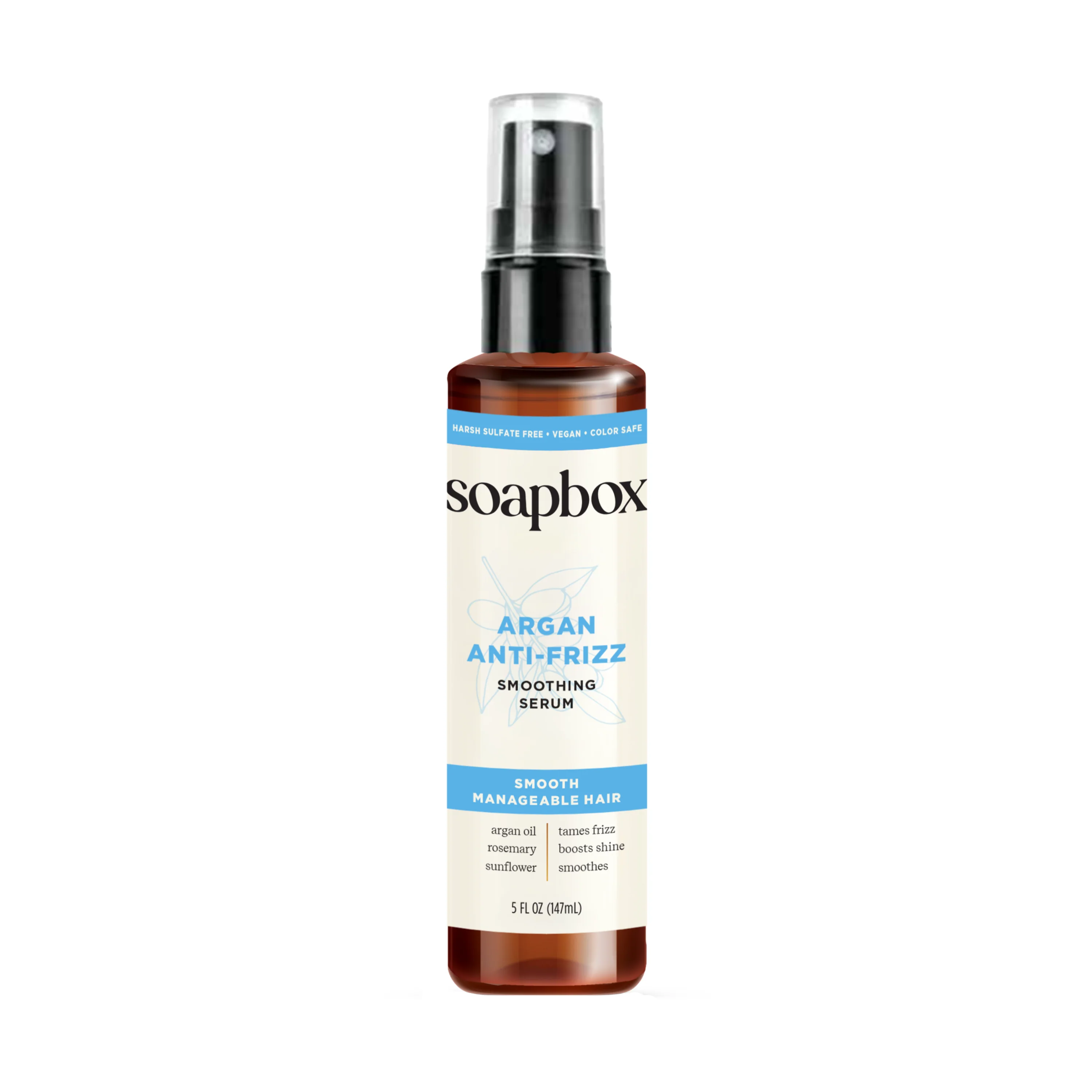 Lightweight Soapbox Argan Anti-Frizz Smoothing Serum Dependable