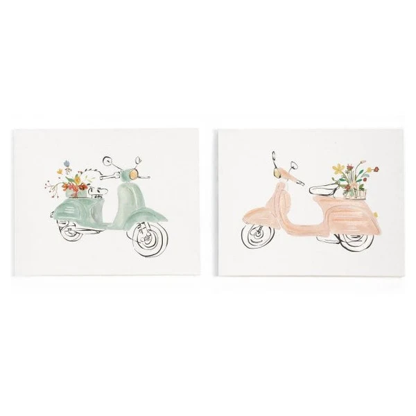 Top-Quality PRT PPR 2 ASST MOPED SGE PNK Set of two Relaxed