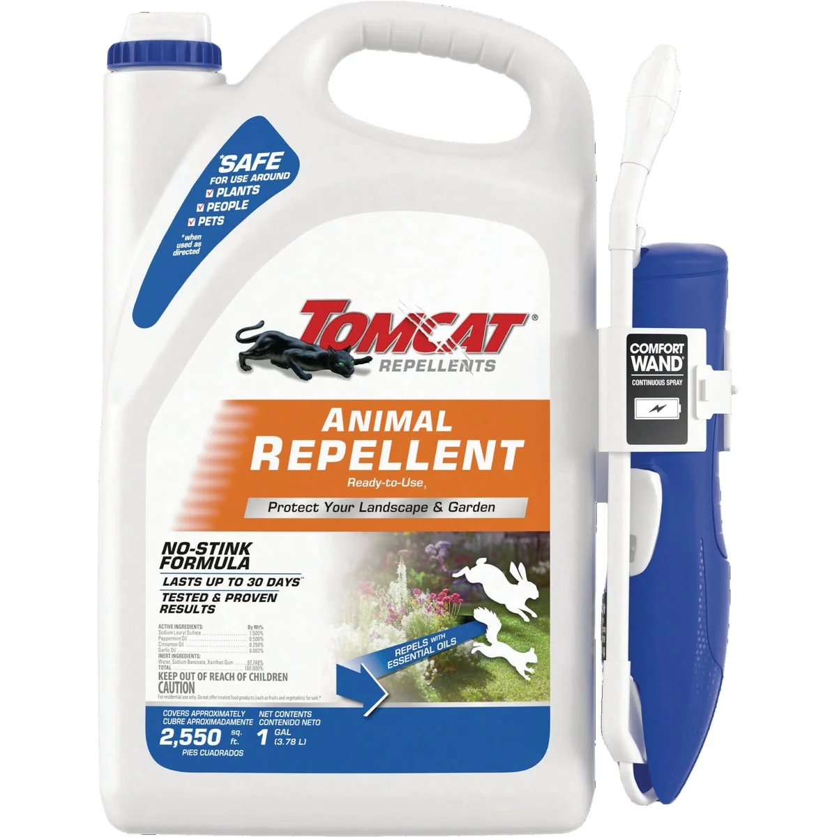 Professional Tomcat 1 Gal. Ready To Use Animal Repellent with Comfort Wand Excellent