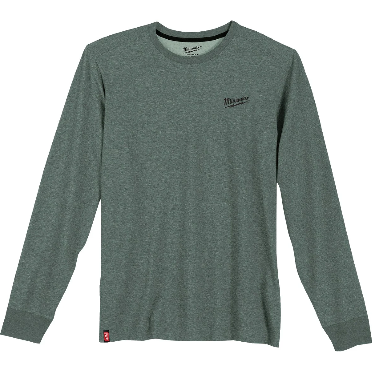 Official Milwaukee FLEX Men’s XL Green Long Sleeve Hybrid Work T-Shirt Premium