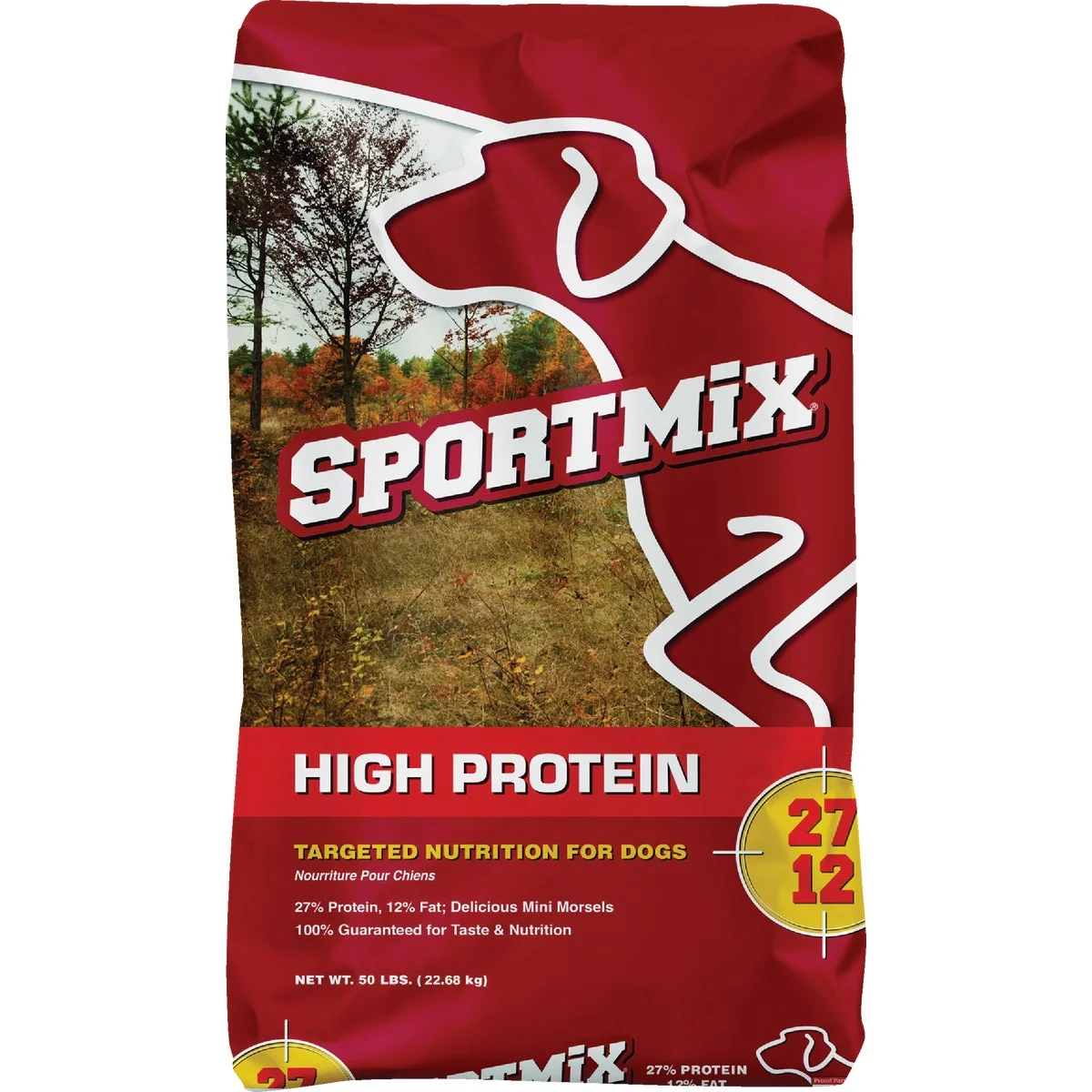 Premium Material Sportmix 50 Lb. High Protein Adult Dry Dog Food Selected