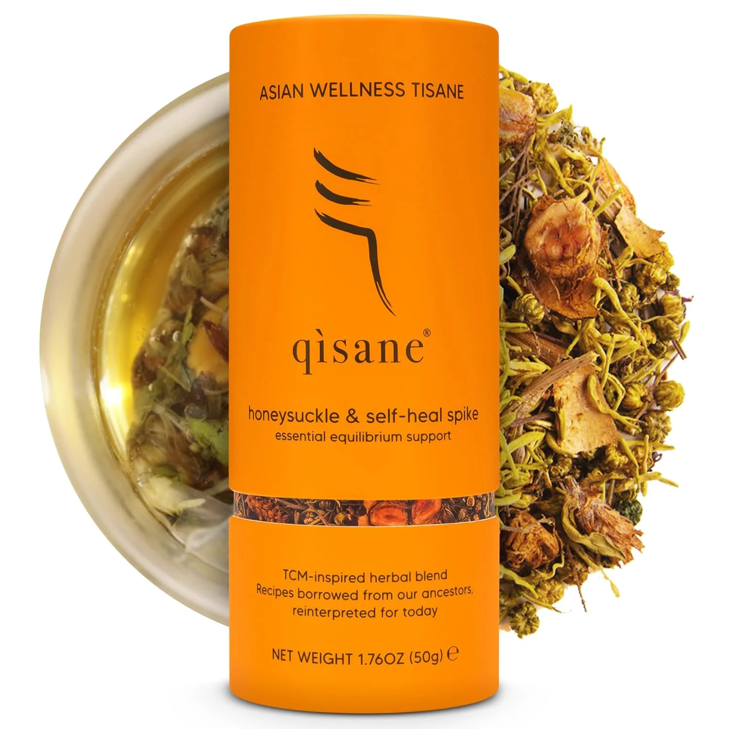 Artisan qìsane Honeysuckle Tea with Chinese Medicinal Plants – Dried Honeysuckle Flowers Self Heal Spike Genuine