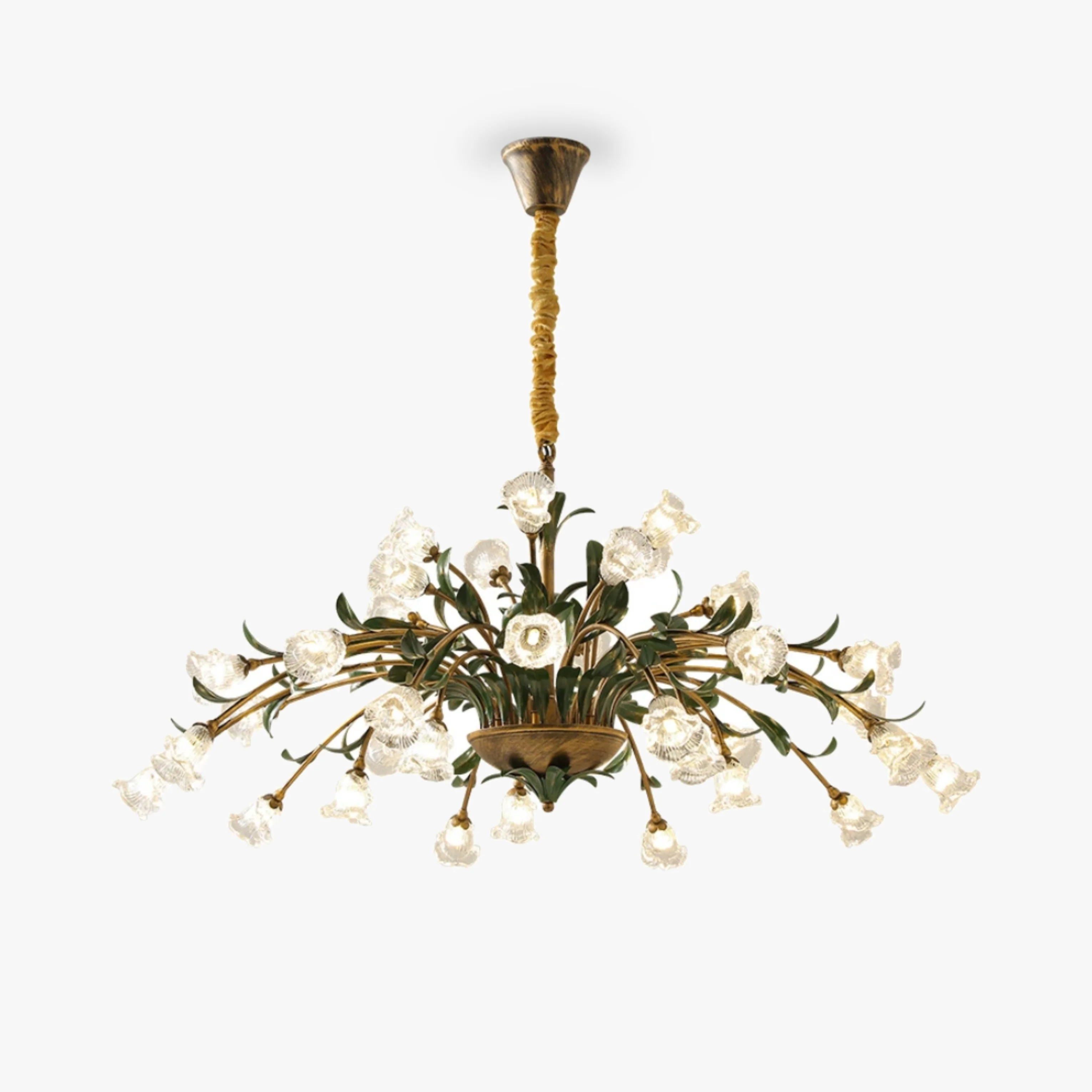 Dependable European Floral Pendant Lamp Expertly Made