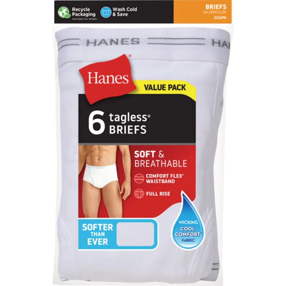 User-Friendly Hanes Men’s S White Briefs 6-Pack Fast