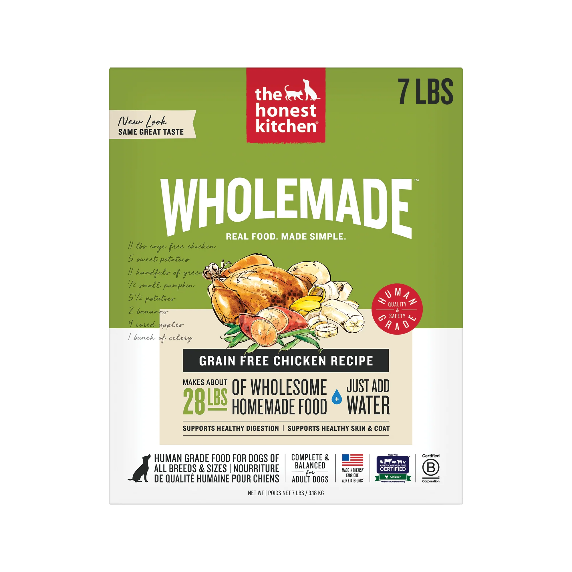 Clean The Honest Kitchen Wholemade™ Grain Chicken Dog Food Prestigious