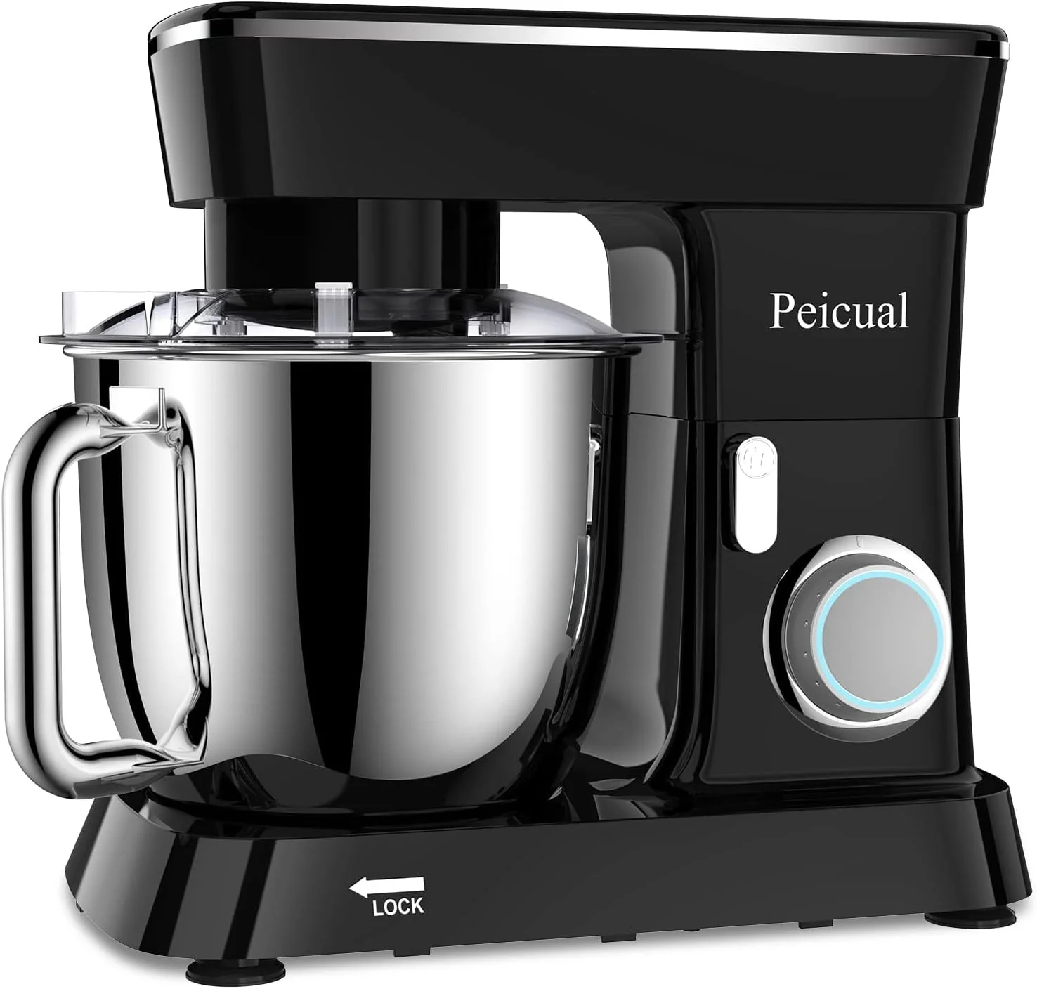 Top-Quality Stand Mixer 6QT 10 P Speed Tilt-Head Kitchen Electric Mixer Food Mixer with Stainless Steel Bowl Dough Hook Flat Beater Wire Whisk Certified