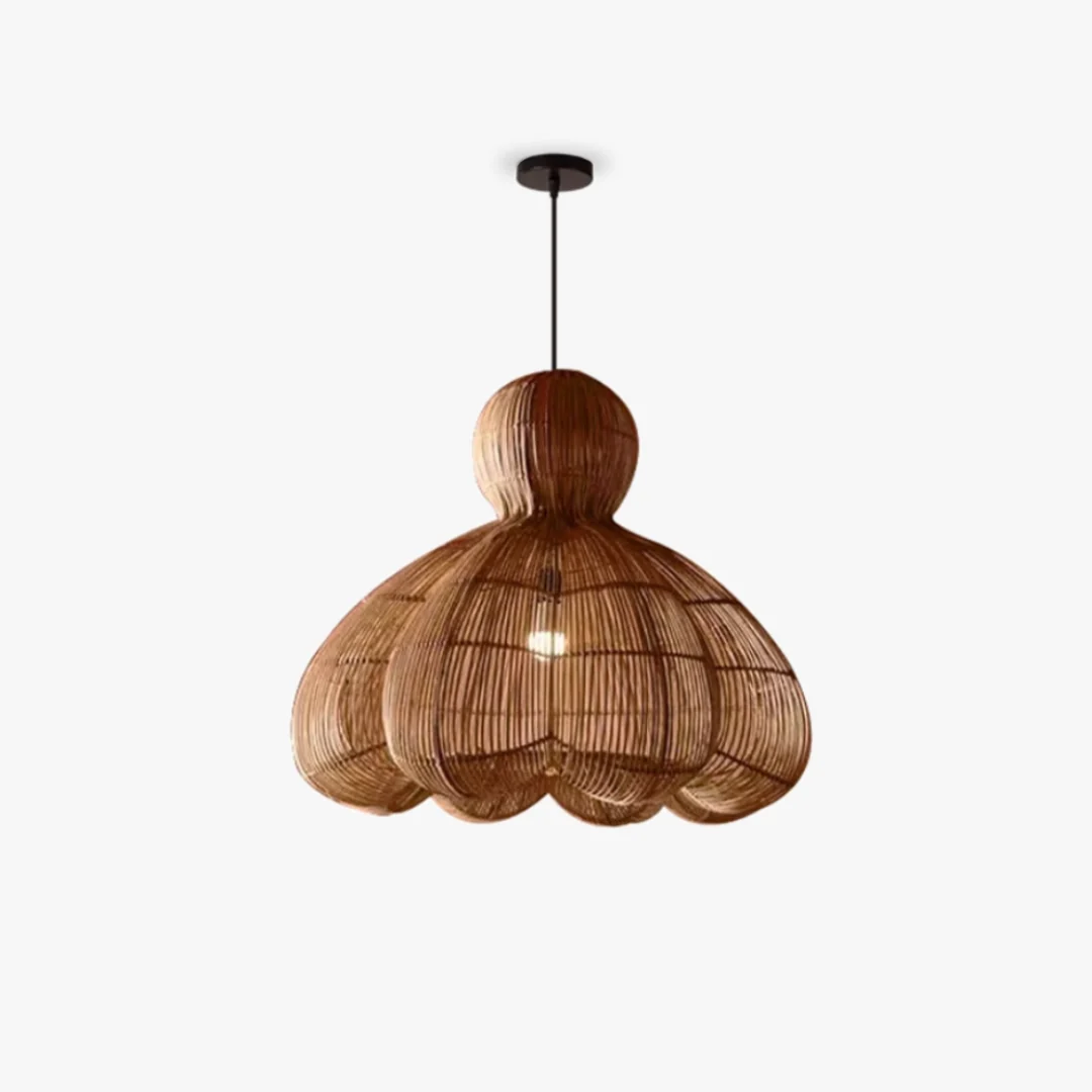 Sophisticated Jiang Kemeng Rattan Pendant Lamp Enhanced