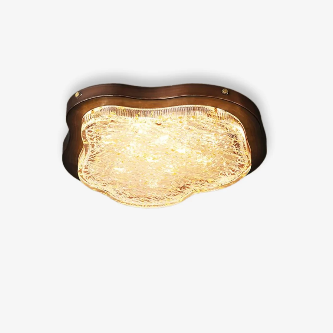 Trusted Retro Gold Foil Ceiling Lamp Unique