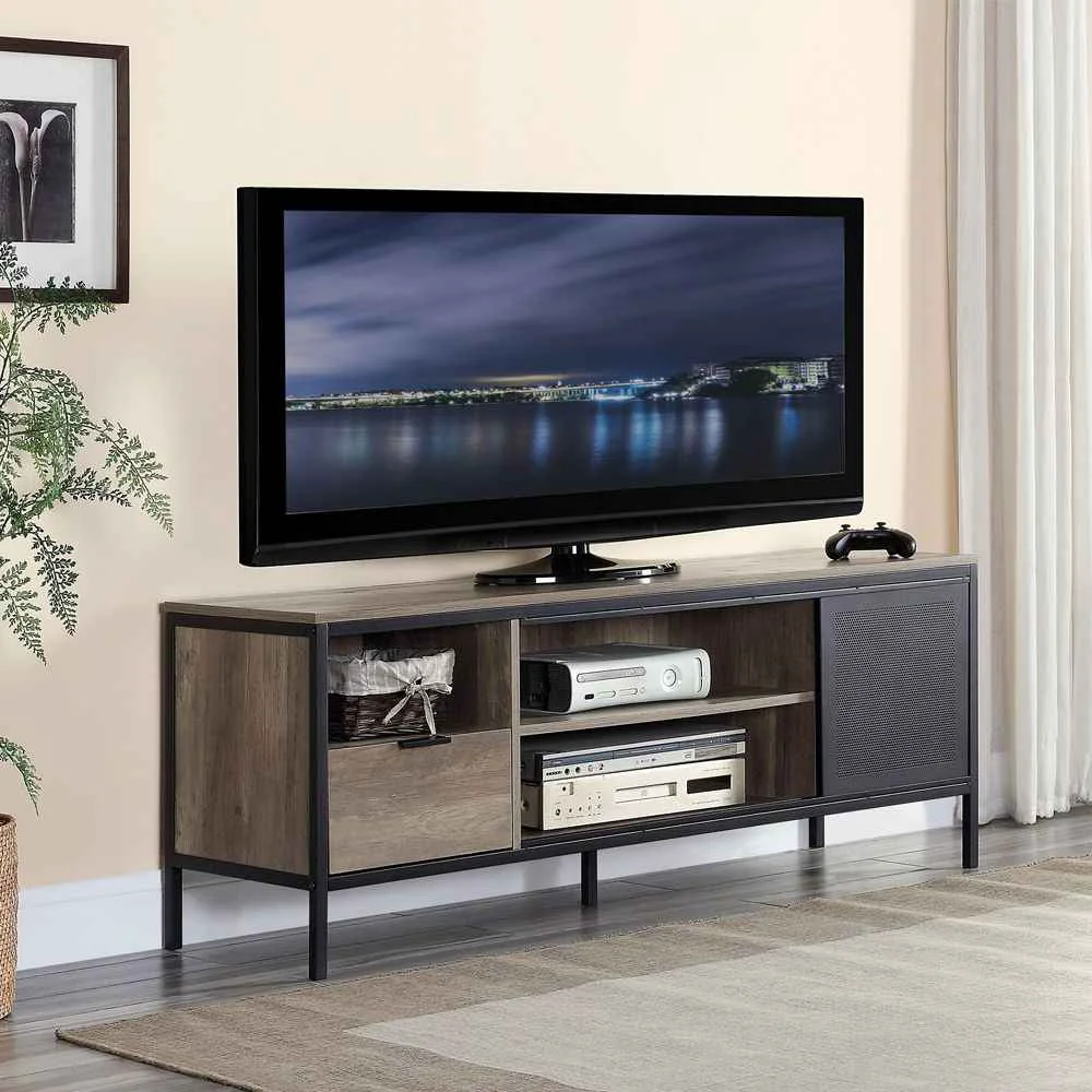 Clean Nantan – 21 TV Stand – Rustic Oak Black Reusable