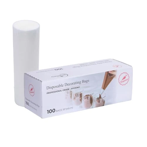 Refined 18 Inch Piping Bags 100 Count Minimalist