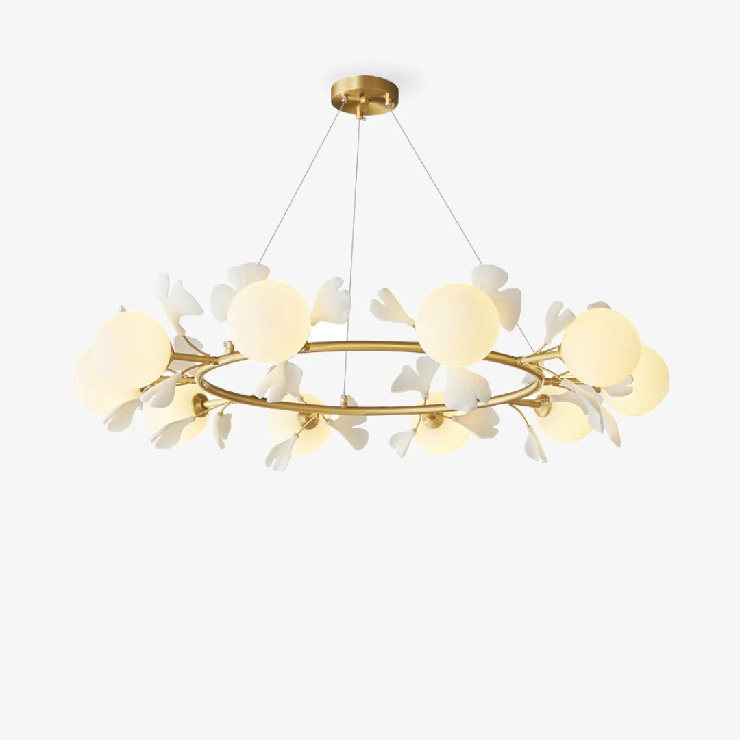 Secure Modern Ball Ginkgo Chandelier B Innovative